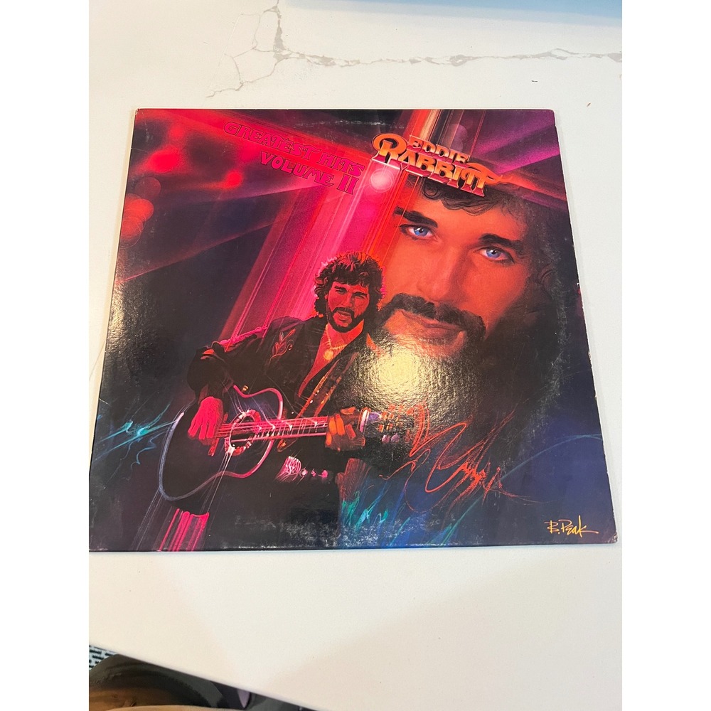 Eddie Rabbitt Greatest Hits Volume II Vinyl LP Record I Love A Rainy Night